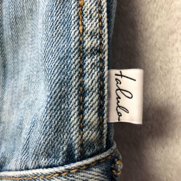 Aritzia Talula Denim Jean Vest Size X-Small - Picture 8 of 12